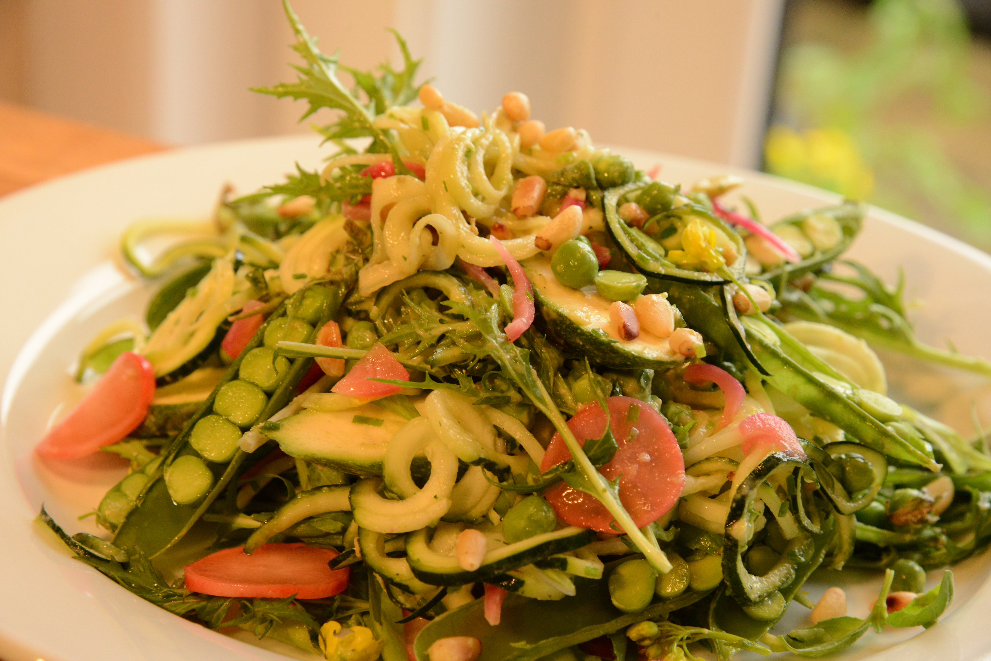 Zuchinni and Pea Salad
